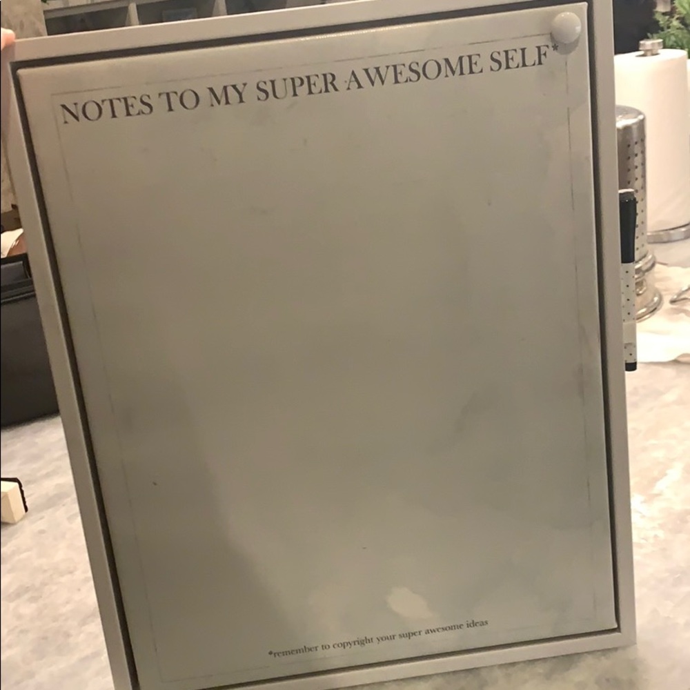 Magnetic Dry Erase Board, 20x16 Inches White Frame